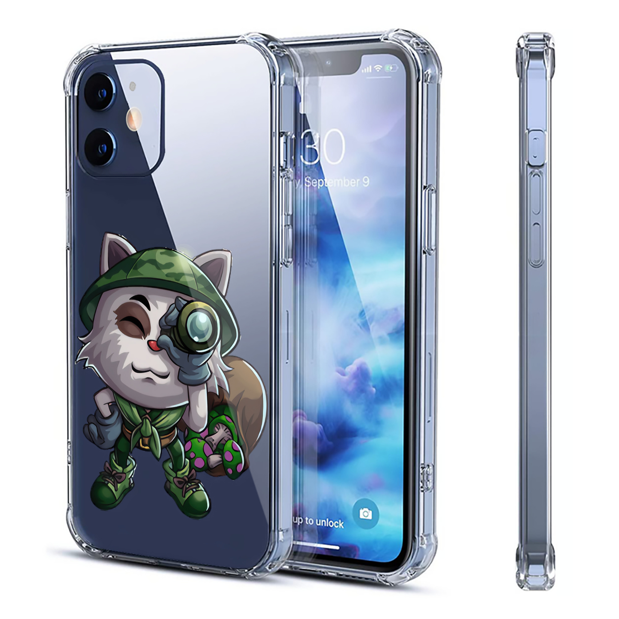 （画像用） リーグ・オブ・レジェンド League of Legends LOL 【iPhone 12シリーズ対応】透明スマホケース（クリアソフトケース）